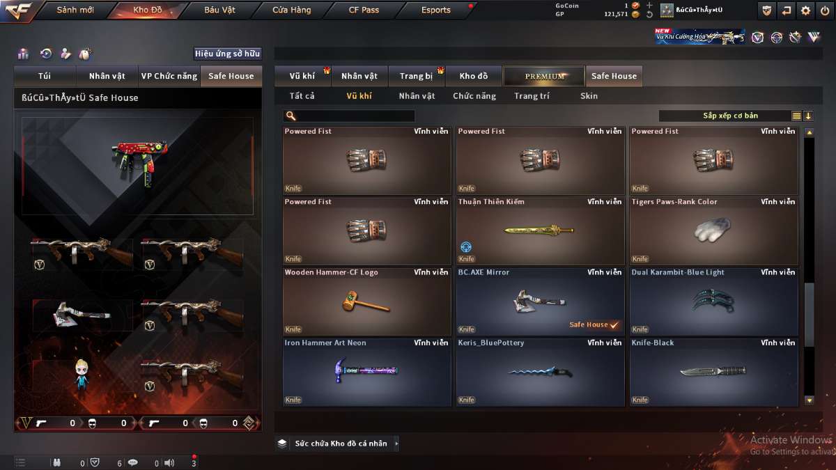 shop acc cf uy tin gia re
